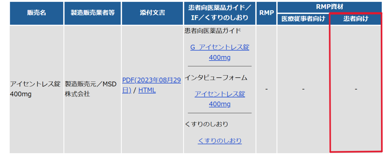 RMP資材の探し方